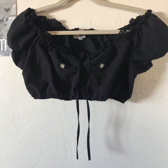 🌵Cropped peasant shirt - Picture 1 of 5
